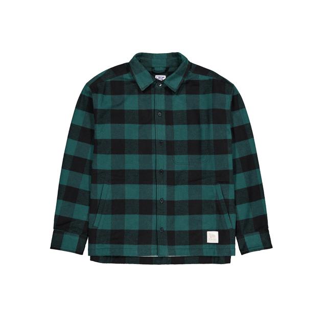 Brand New Era Lumber Plaid Kelly Green Shirt Jacket Male Product Image