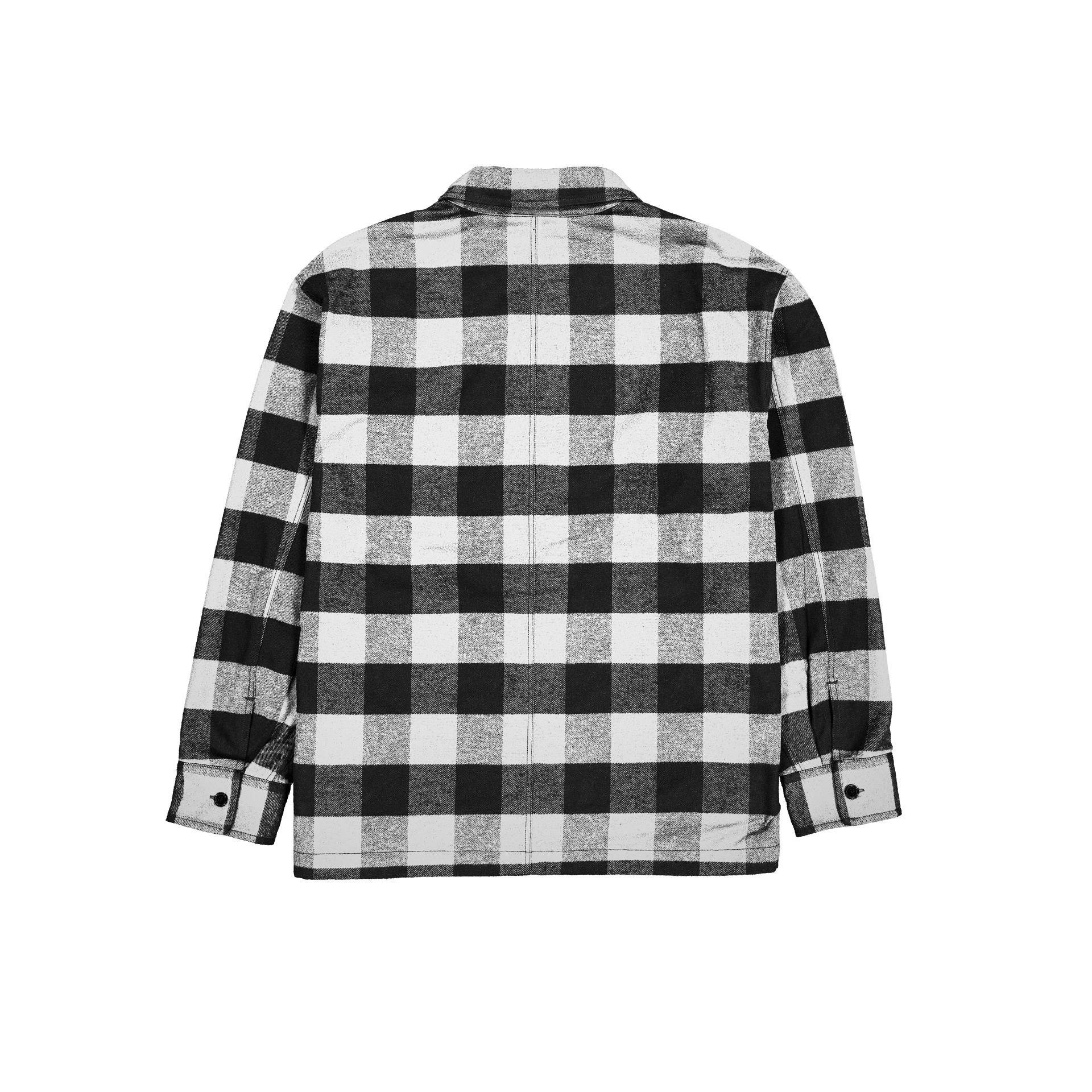 Brand New Era Lumber Plaid College White Shirt Jacket Male Product Image