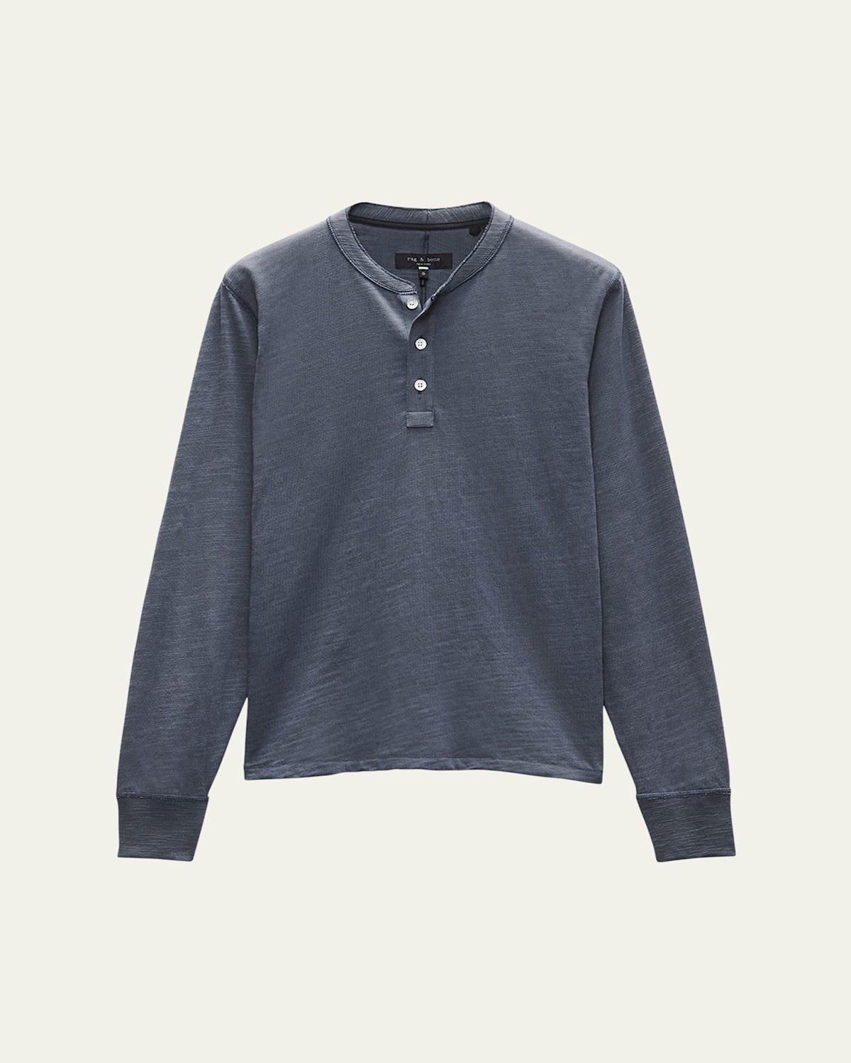 Men's Classic Flame Henley Shirt Product Image