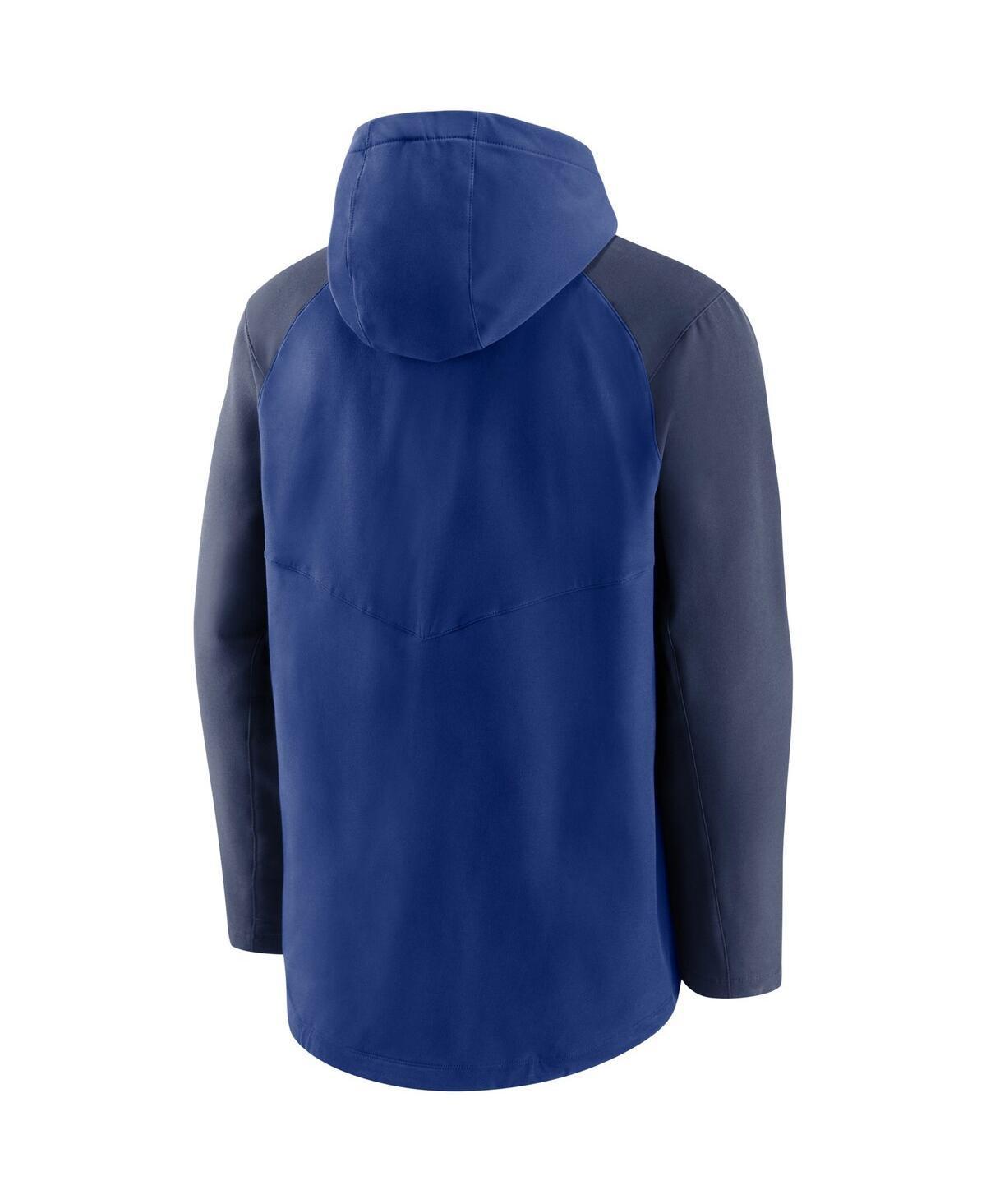 NIKE Men's  Royal, Navy Toronto Blue Jays Authentic Collection Performance Raglan Full-zip Hoodie In Royal,navy Product Image