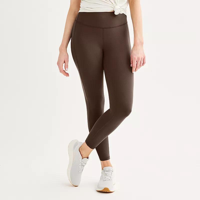 Petite Tek Gear Essential Soft 7/8 Leggings, Womens product image