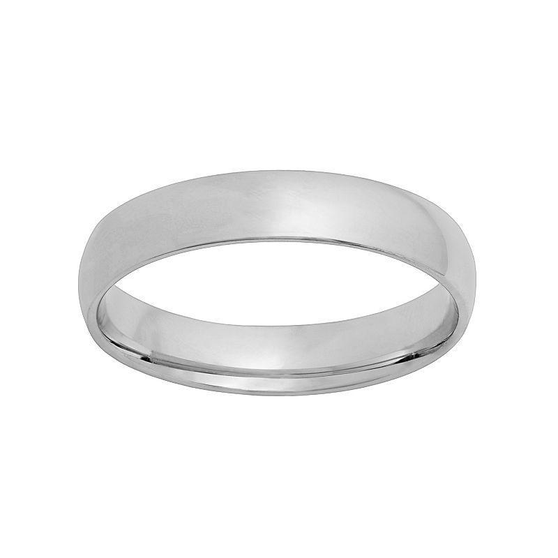 Sterling Silver Wedding Band, Mens Product Image