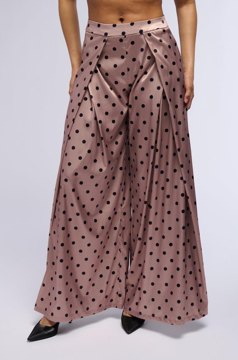 LORRAINE POLKA DOT WIDE LEG TROUSER Product Image