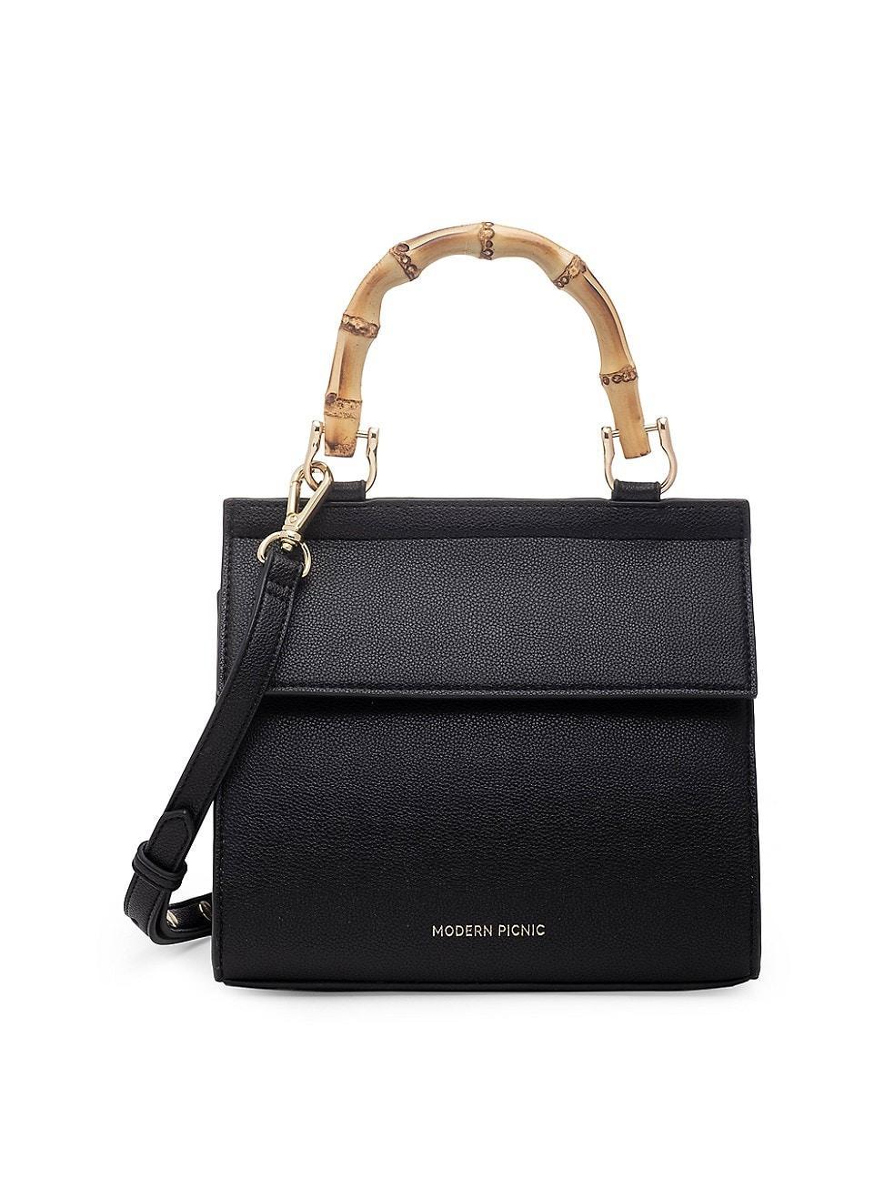 Womens The Mini Luncher Vegan Leather Bag Product Image