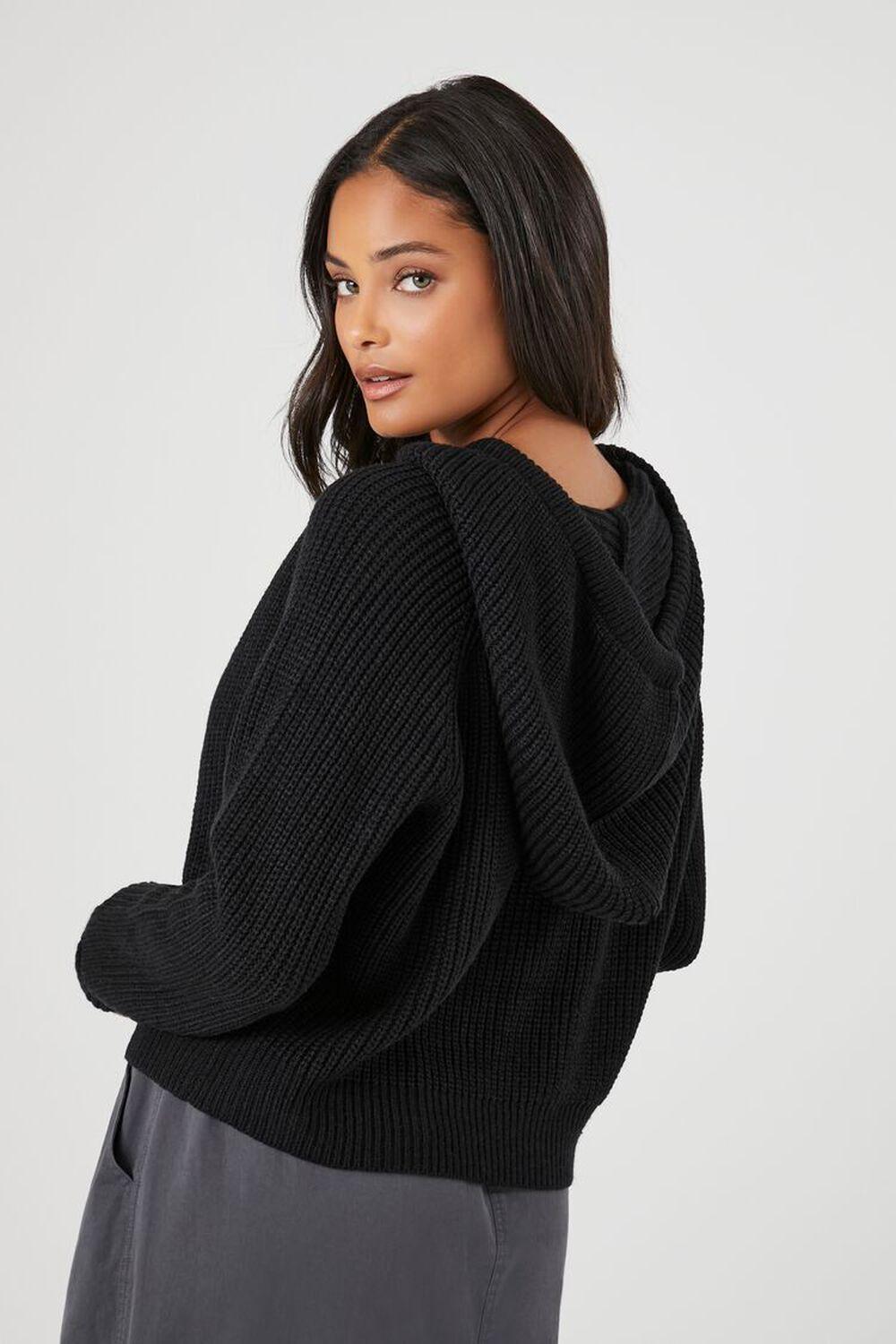 Cable-Knit Drawstring Hoodie | Forever 21 Product Image