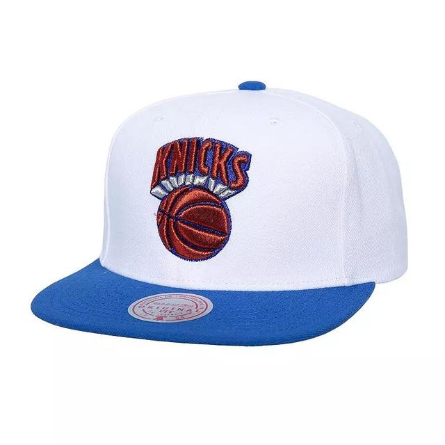 Mens Mitchell & Ness New York Knicks Soul Logo Shine 2-Tone Snapback Hat Product Image