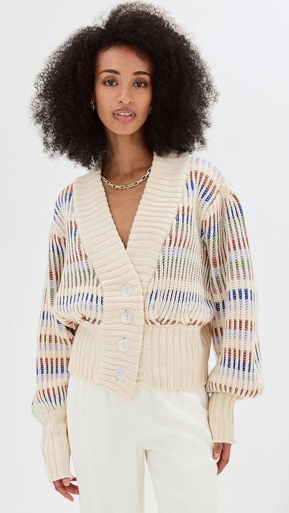 FARM Rio Bold Stitch Knit Cardigan | Shopbop Product Image