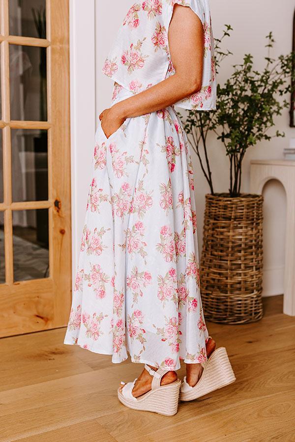 Rose Garden High Waist Skirt Product Image