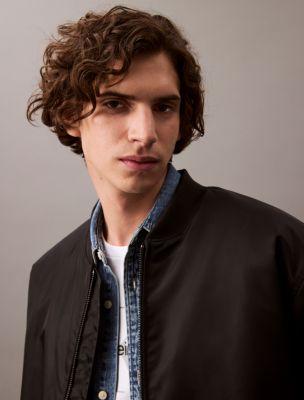 Nylon Padded Bomber Jacket Product Image