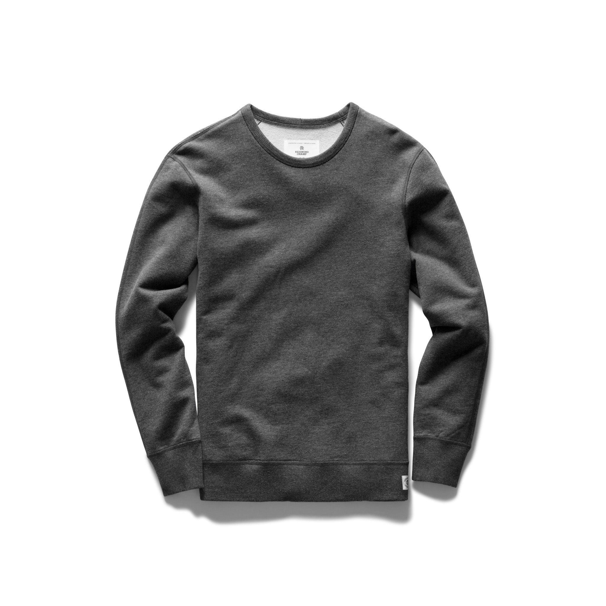 Midweight Terry Slim Crewneck Male Product Image