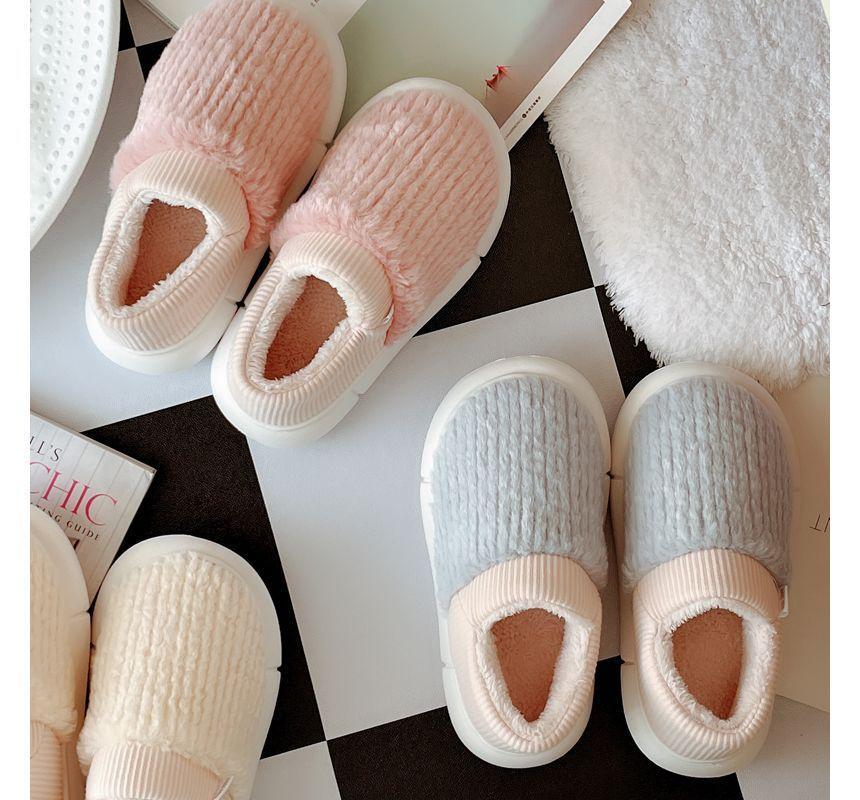 Fluffy Platform Home Slippers Product Image