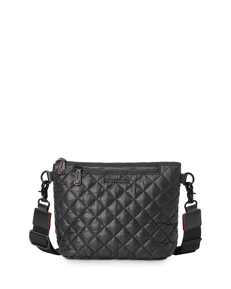 Womens Small Metro Scout Quilted Nylon Crossbody Bag - Black Oxford Product Image