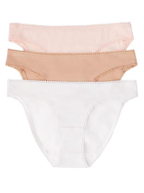 On Gossamer 3-Pack Cotton Hip Bikinis Product Image