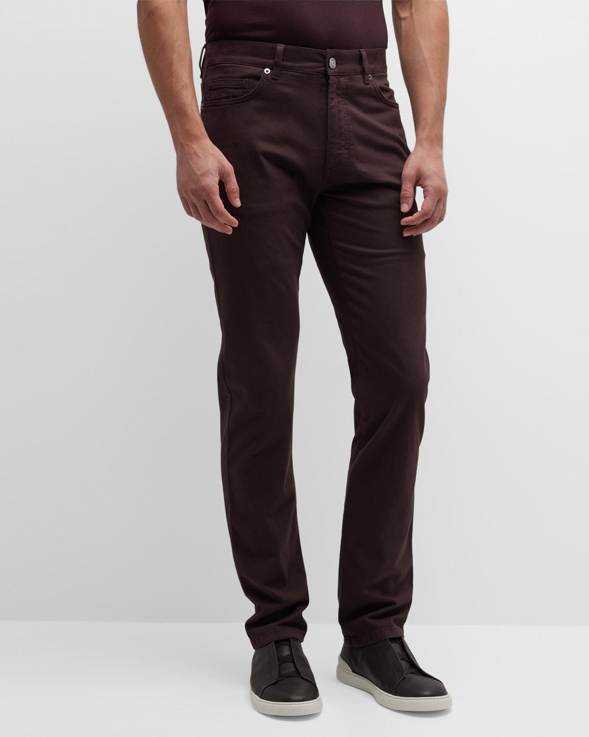 Mens Cotton-Stretch 5-Pocket Pants Product Image