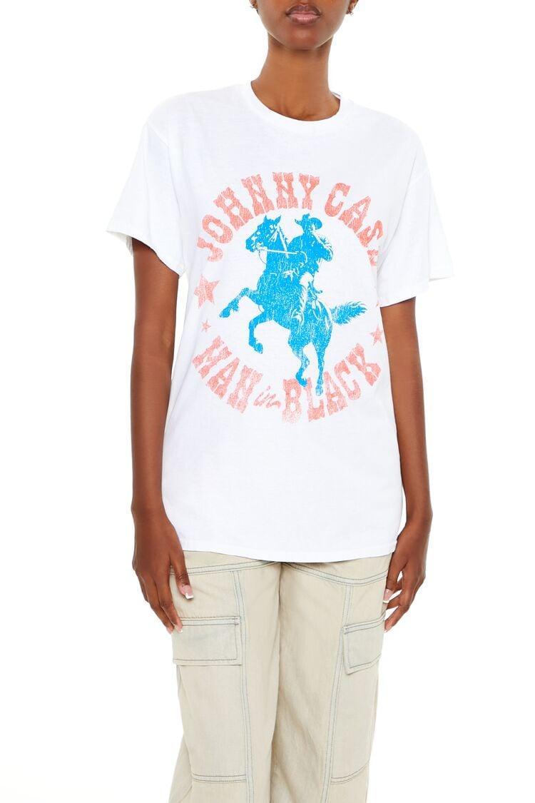 Johnny Cash Man in Black Tee | Forever 21 Product Image