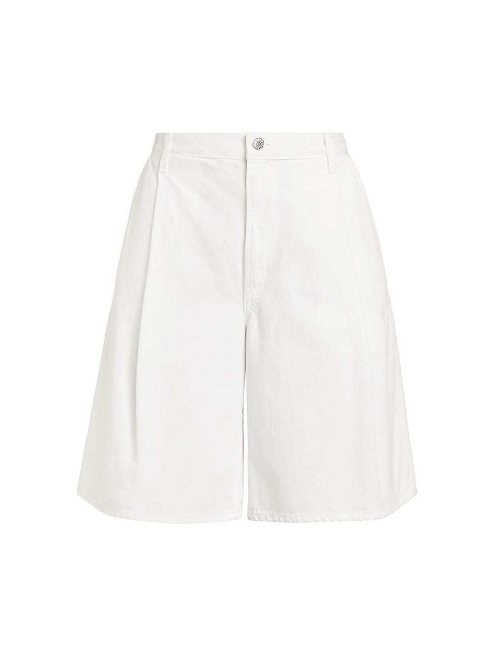 Womens Ellis Denim Wide-Leg Trouser Shorts Product Image