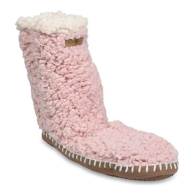 Womens GaaHuu Faux Shearling Slipper Socks Product Image