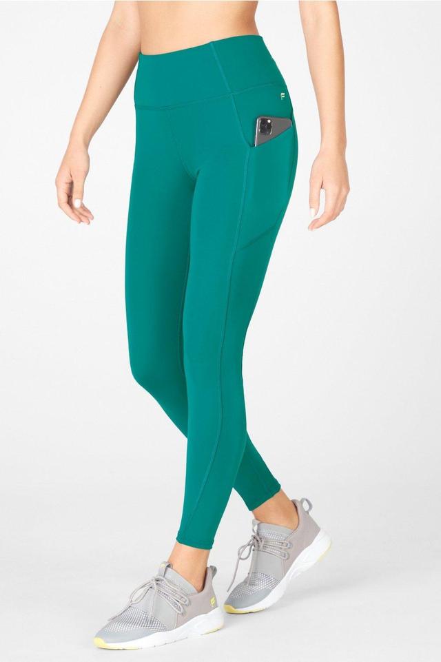 Fabletics Oasis High-Waisted Legging Womens green plus Size 4X Product Image