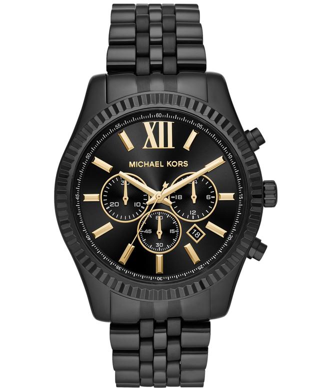 Michael Kors Mens Lexington Watch - Black Product Image