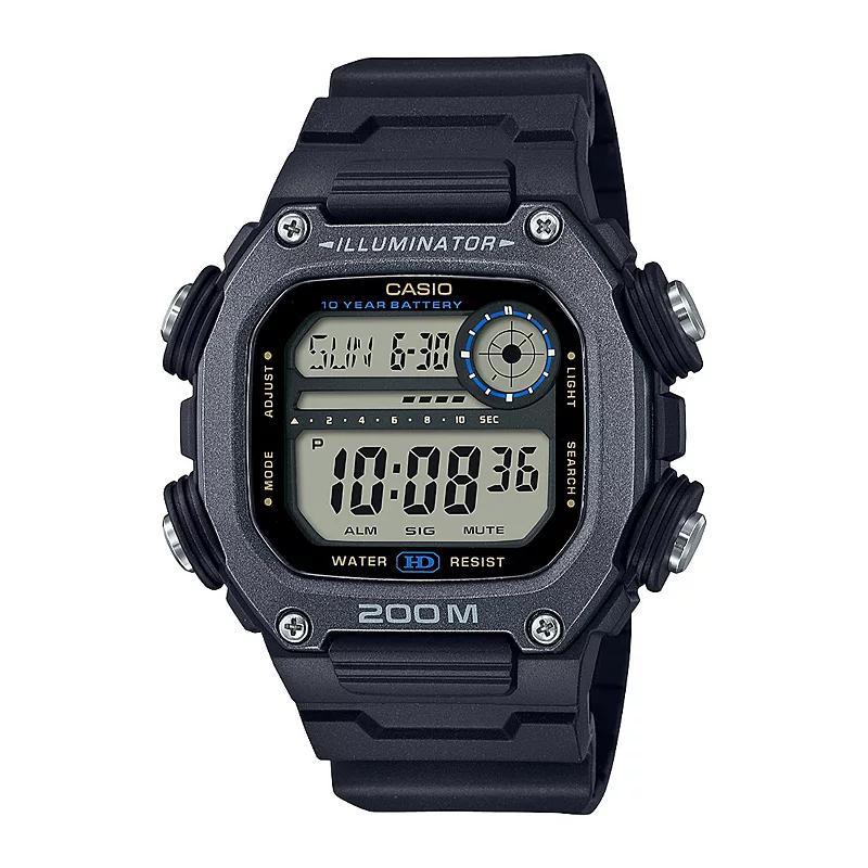 Casio Unisex Illuminator Digital Watch, Mens Black Product Image