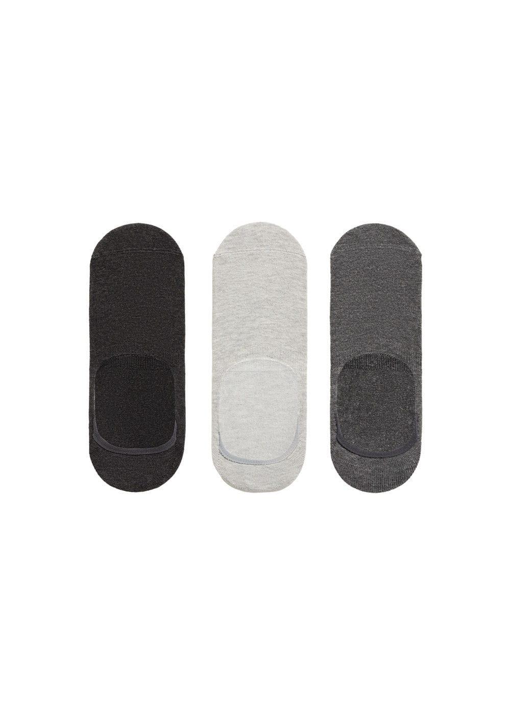 3-pack of invisible socks - Men | MANGO USA Product Image