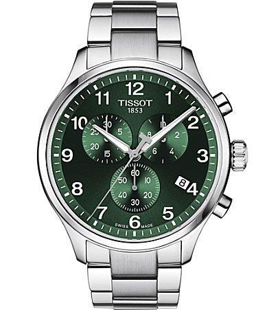 Tissot Chrono XL Collection Chronograph Leather Strap Watch, 45mm Product Image