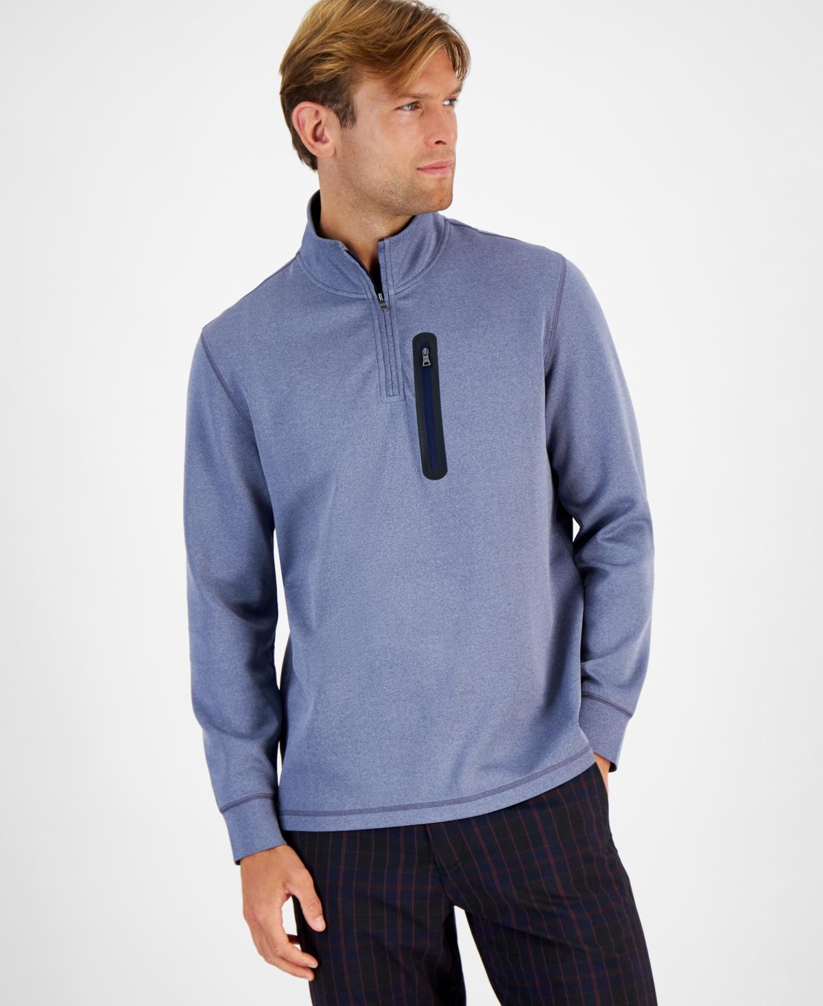 Club Room Mens Golf Tech Quarter-Zip Sweatshirt, Created for Macys Product Image