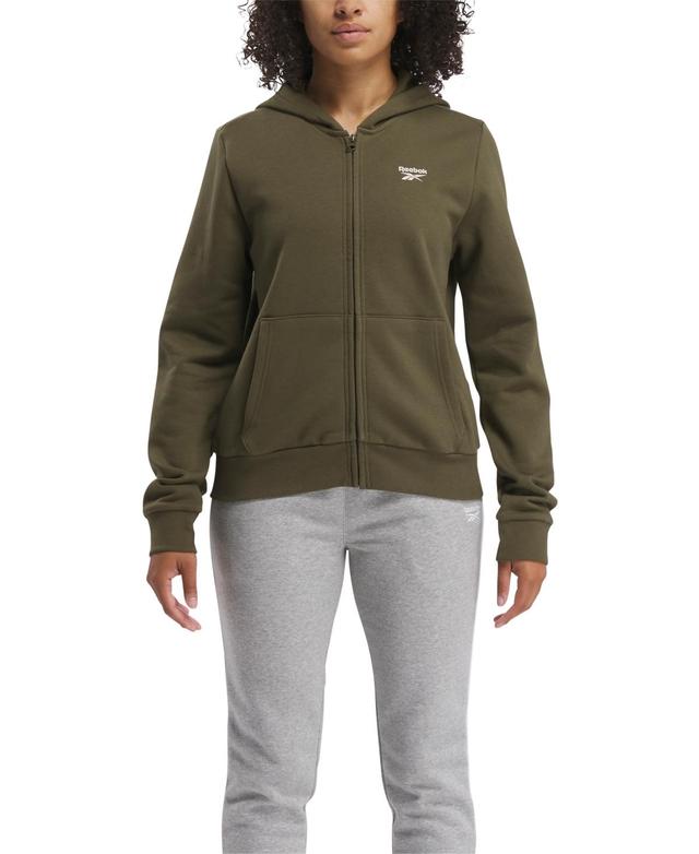 Reebok Womens Fleece Full-Zip Hoodie Product Image