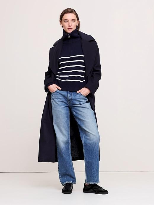 Cashmere Half-Zip Sweater Product Image