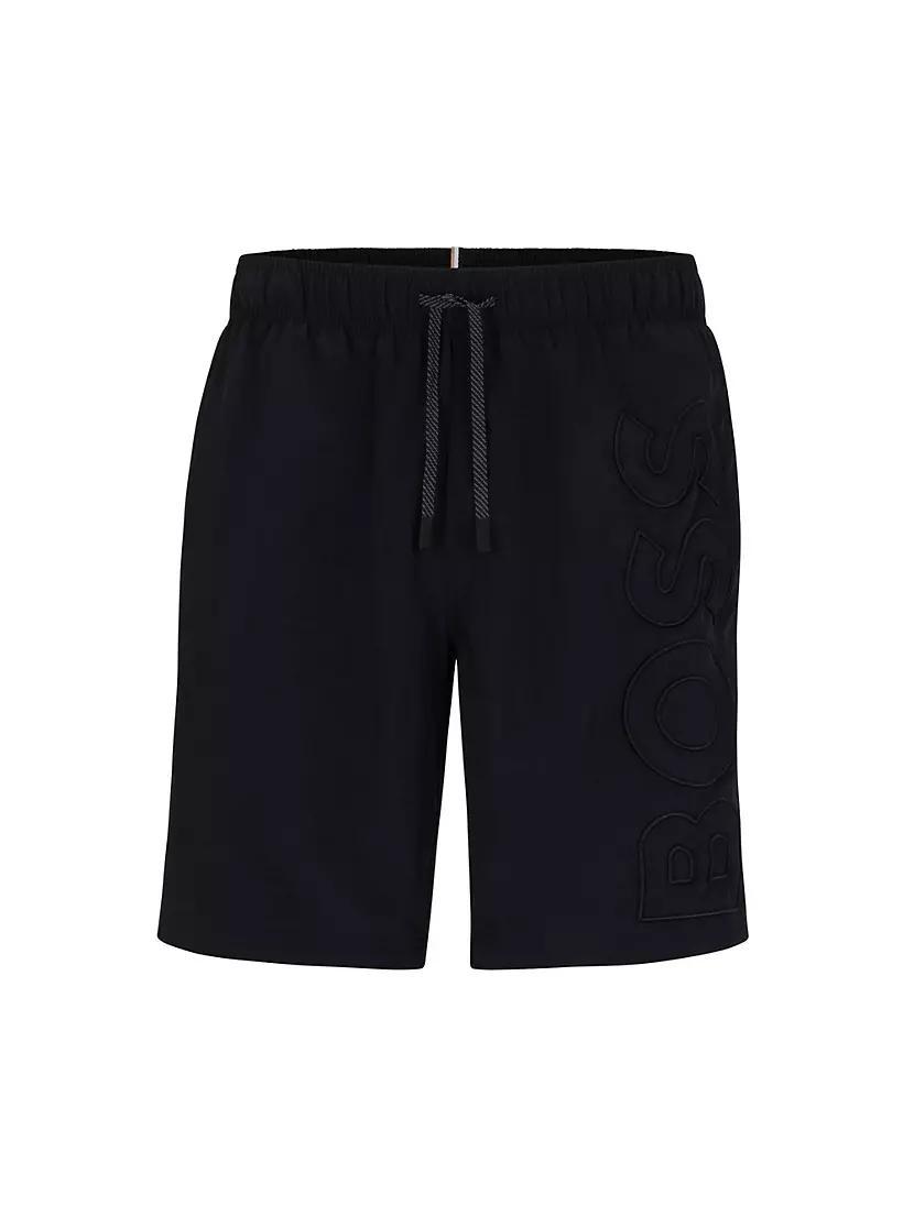 Swim Shorts with Embroidered Logo Product Image