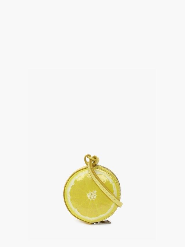 MINI LEMON BAG - LEATHER CROSSBODY BAG in yellow | JW Anderson US  Product Image