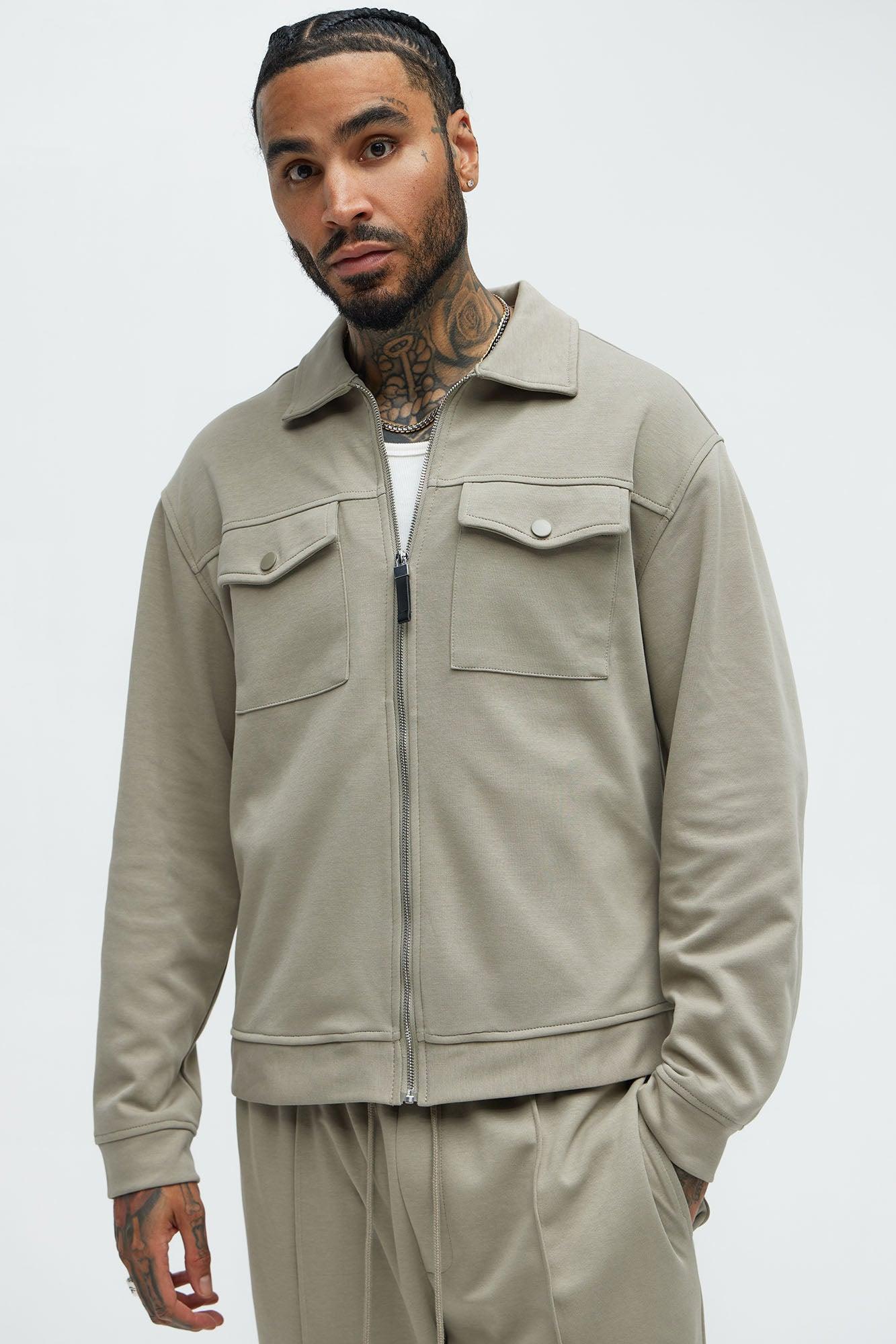 Ryan Interlock Work Jacket - Green Product Image