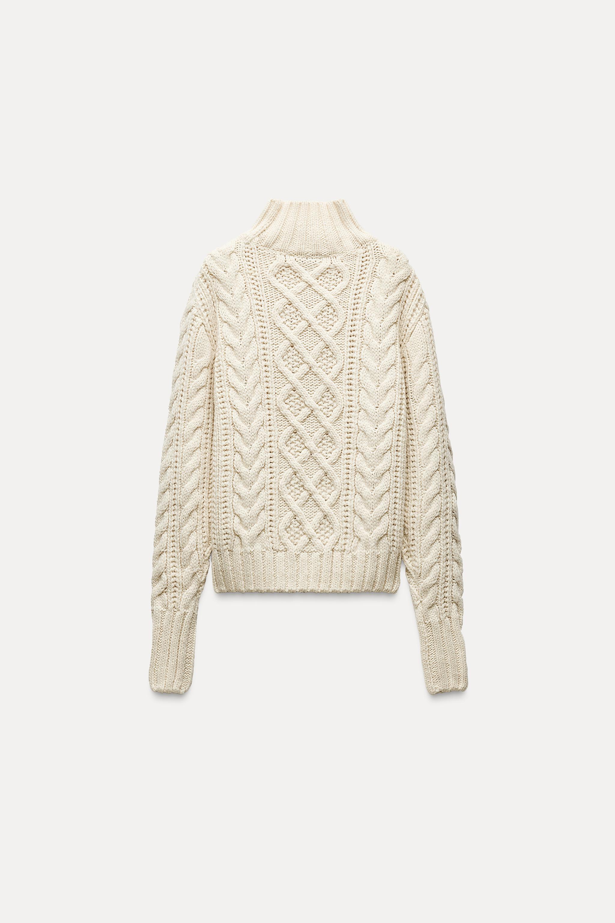 CABLE KNIT SWEATER Product Image