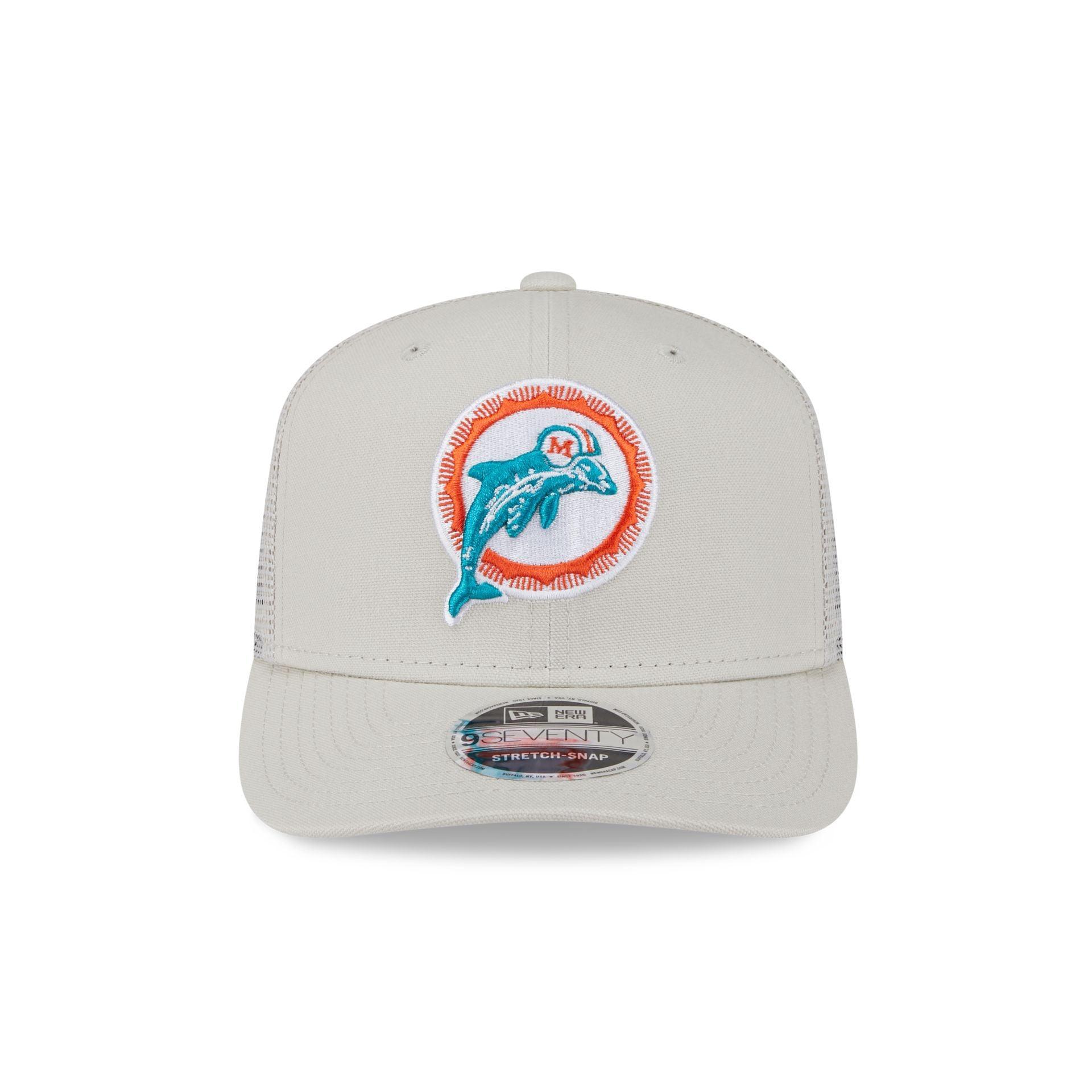 Miami Dolphins Canvas 9SEVENTY Trucker Hat Male Product Image