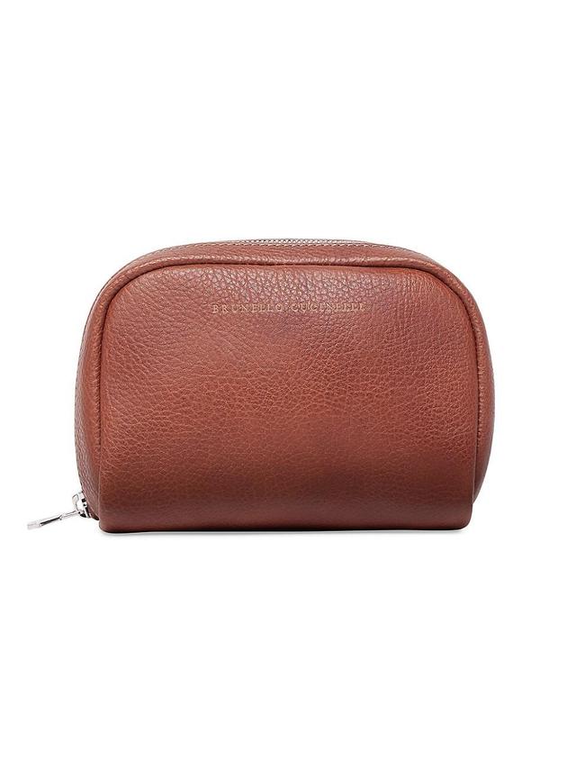 Mens Grained Calfskin Beauty Case Product Image