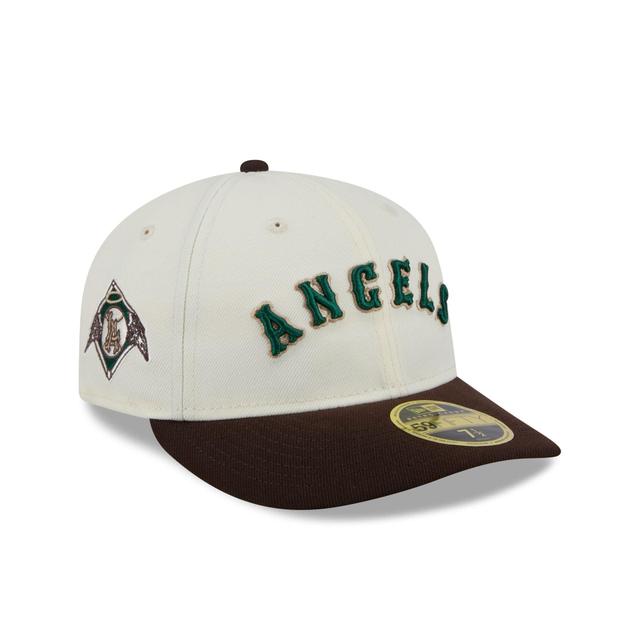 Los Angeles Angels Forest Visor Retro Crown 59FIFTY Fitted Hat Male Product Image