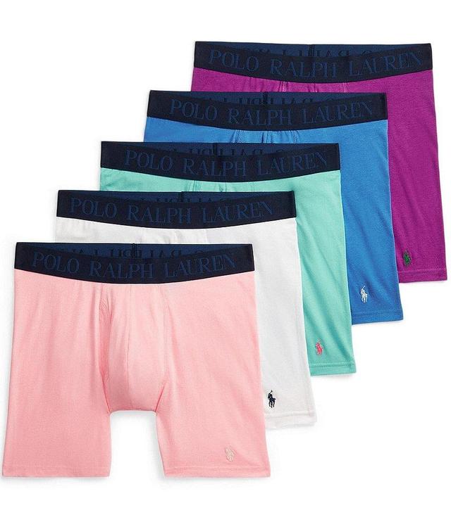 Polo Ralph Lauren Boxer Briefs Multi Solid 5-Pack Product Image