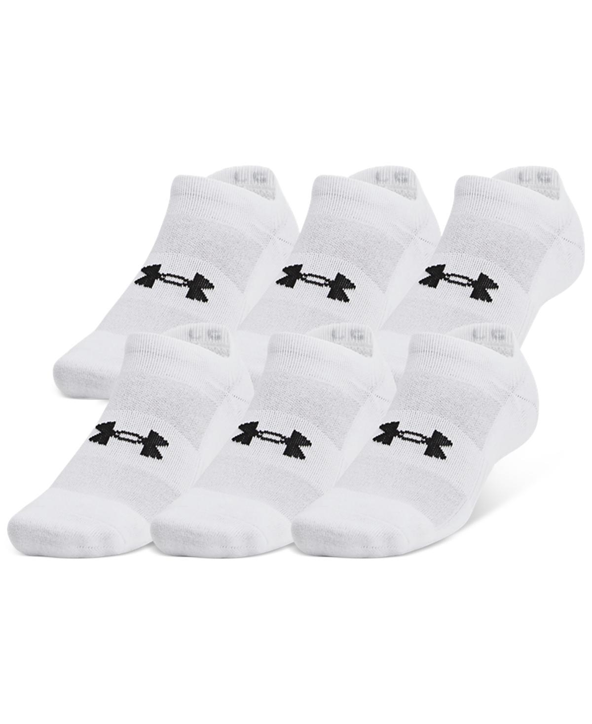 Under Armour Training Cotton 6-Pack No Show Socks, Mens Product Image