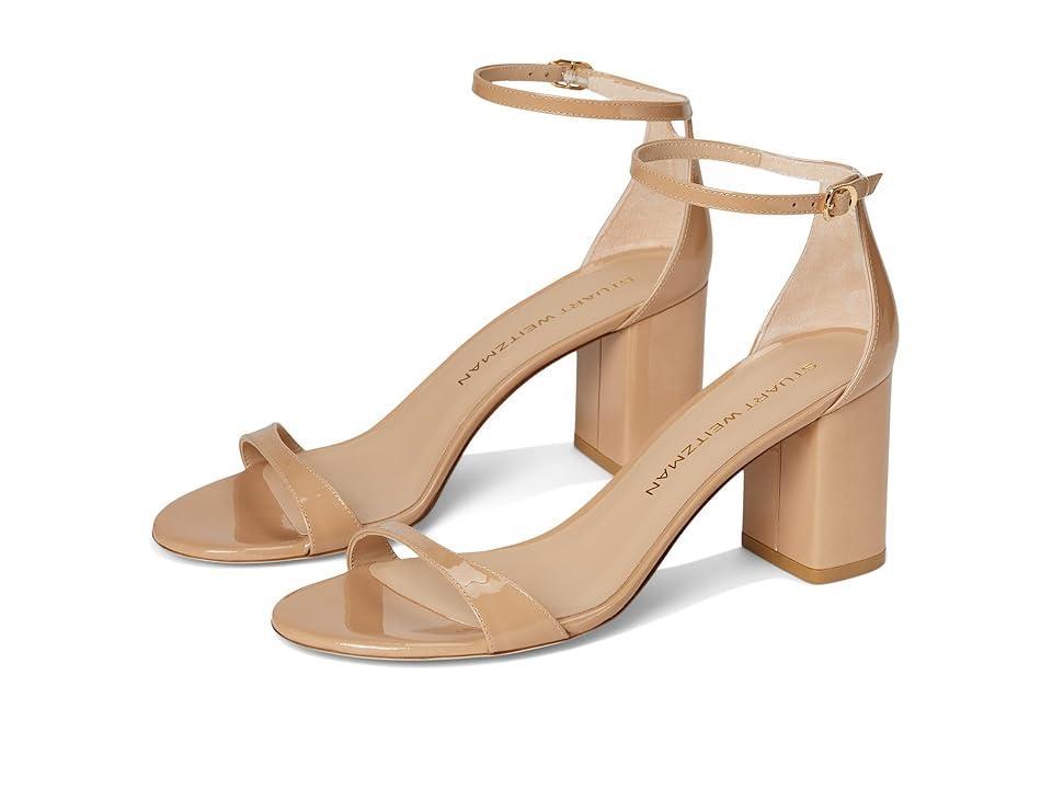 Stuart Weitzman Nudist Block 75 (Adobe) Women's Sandals Product Image