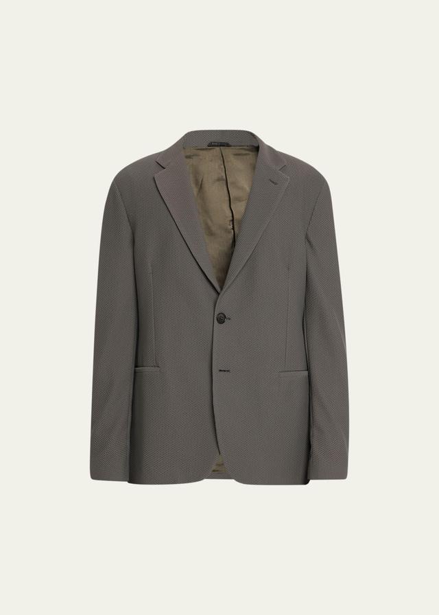 Mens Textured Two-Button Sport Coat Product Image