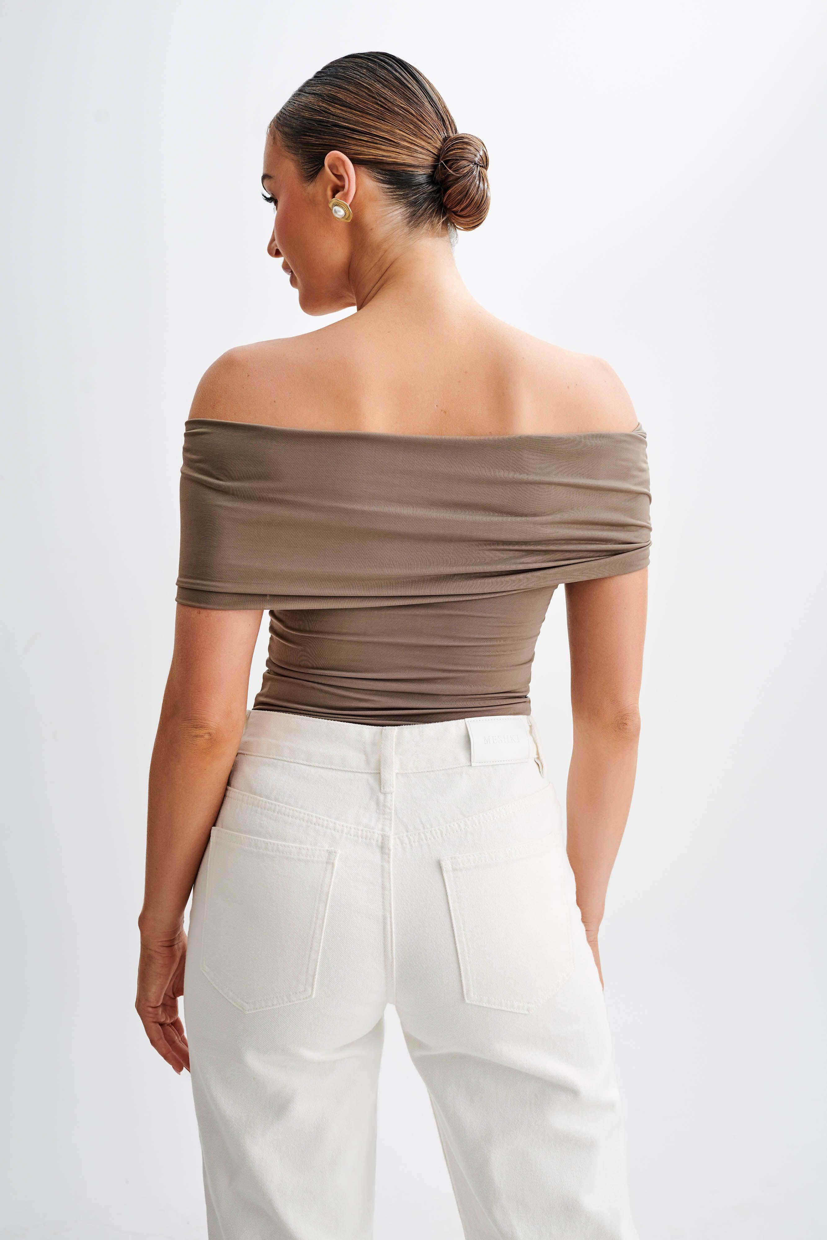 Lourdes Slinky Off Shoulder Top - Coco Product Image