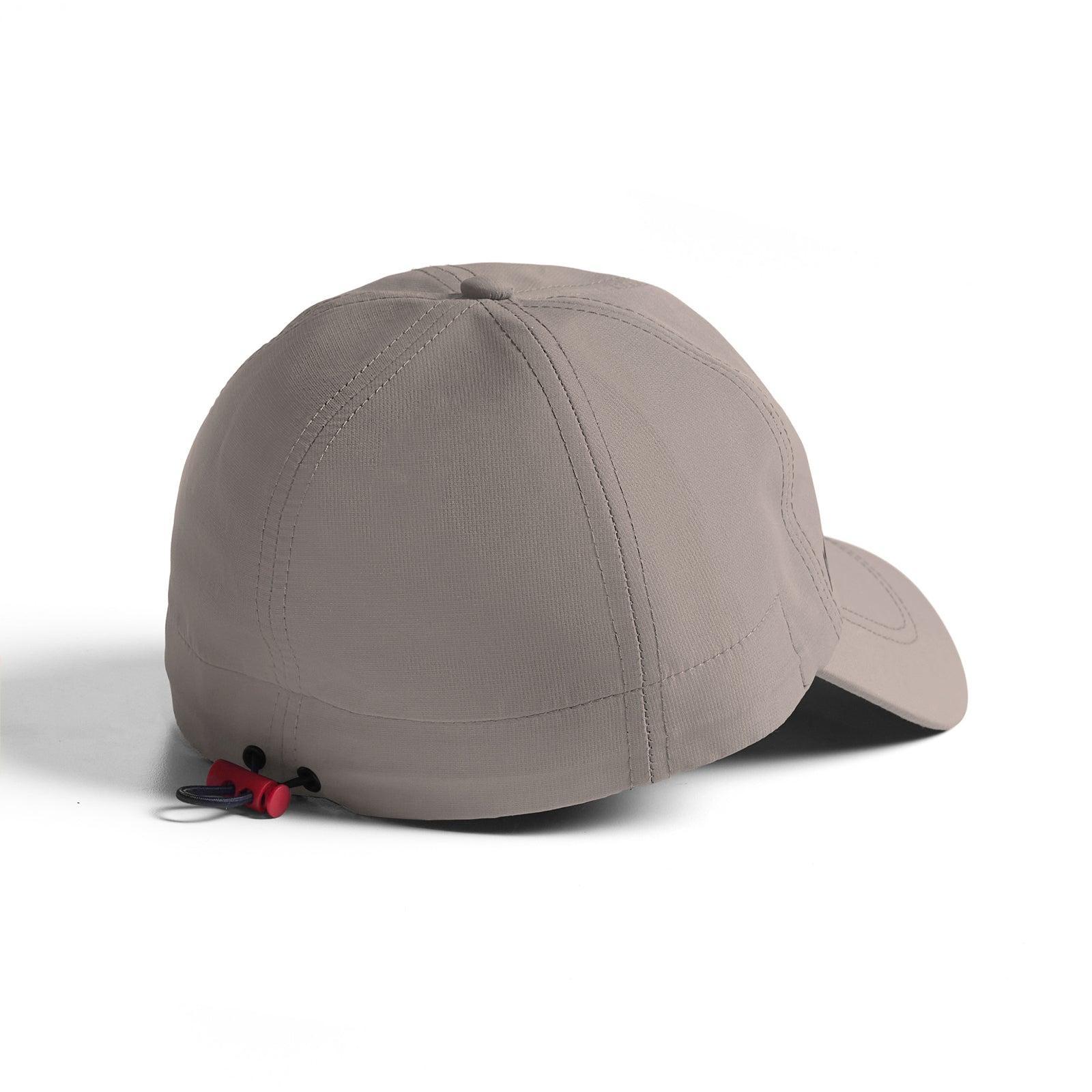 0821. Performance Cinch Hat - Light Taupe/White "ASRV" Product Image