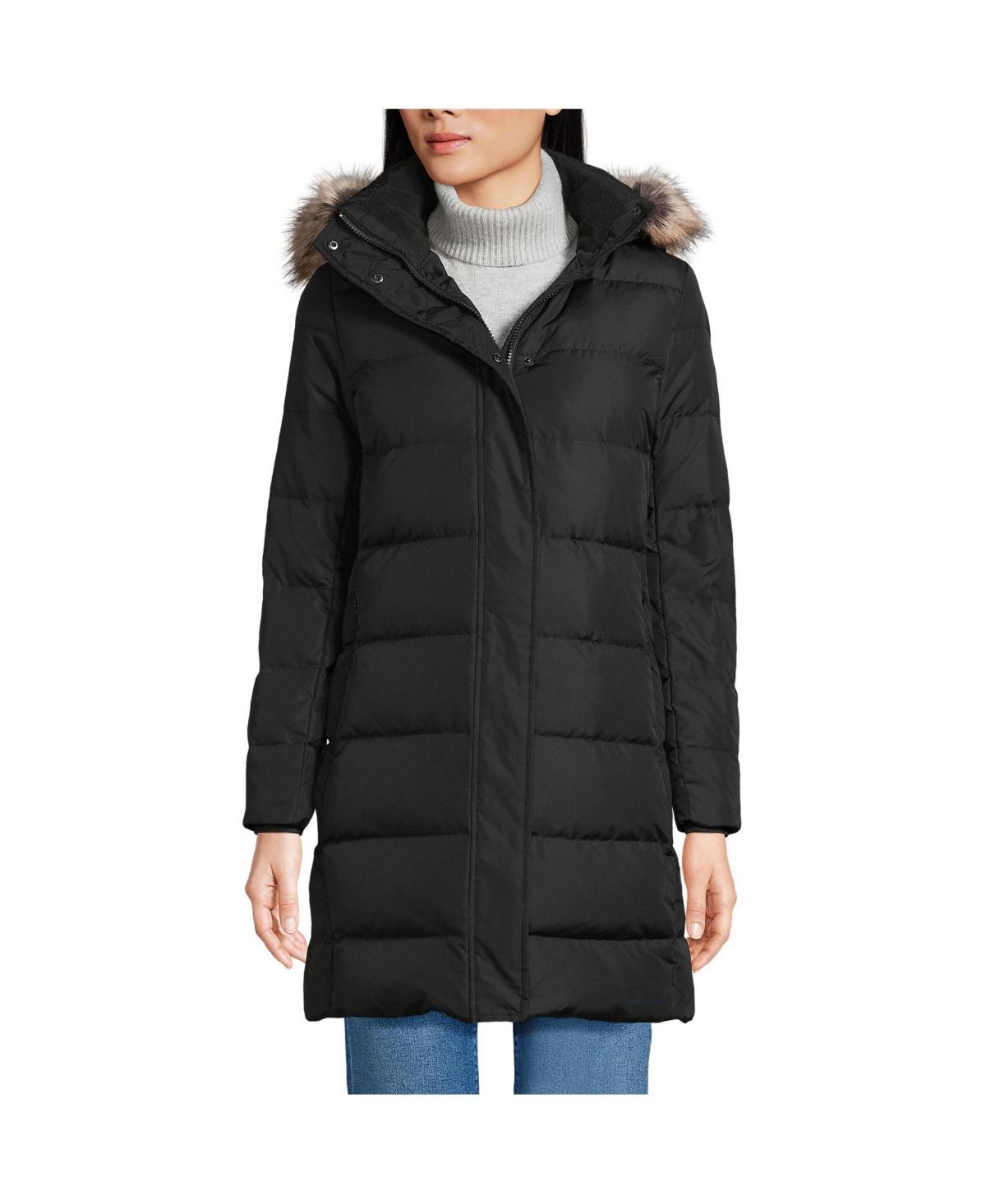 Lands End Womens Tall Wide Channel 600 Down Puffer Coat Product Image