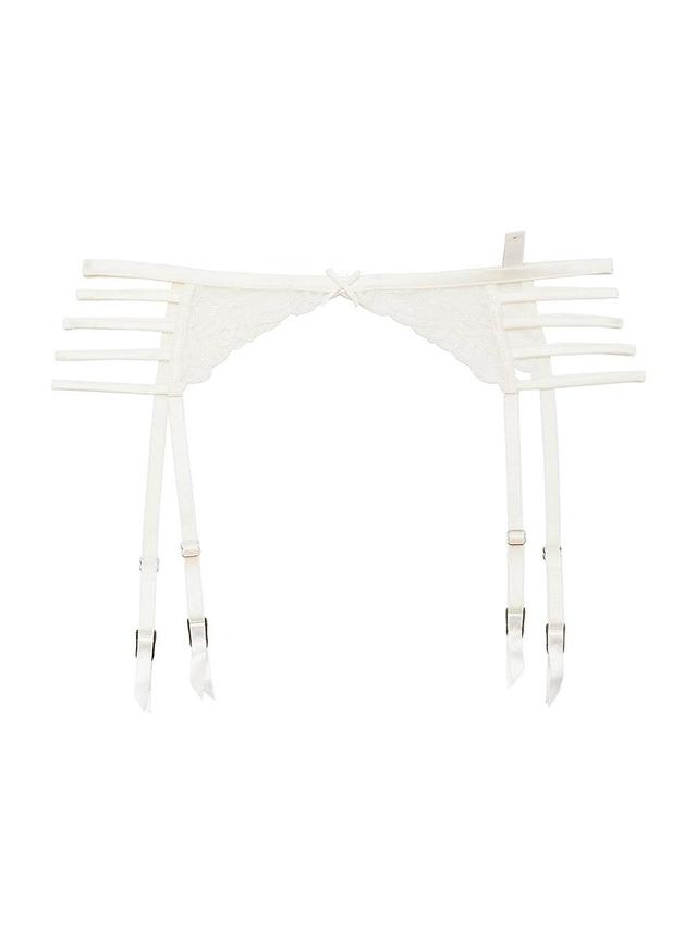 Womens Bella Embroidered Strappy Garter Belt Product Image