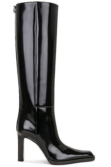 Saint Laurent Nina Boot in Nero - Black. Size 37 (also in 36). Product Image