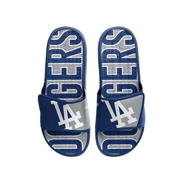 Mens FOCO Los Angeles Dodgers Logo Gel Slide Sandals Product Image