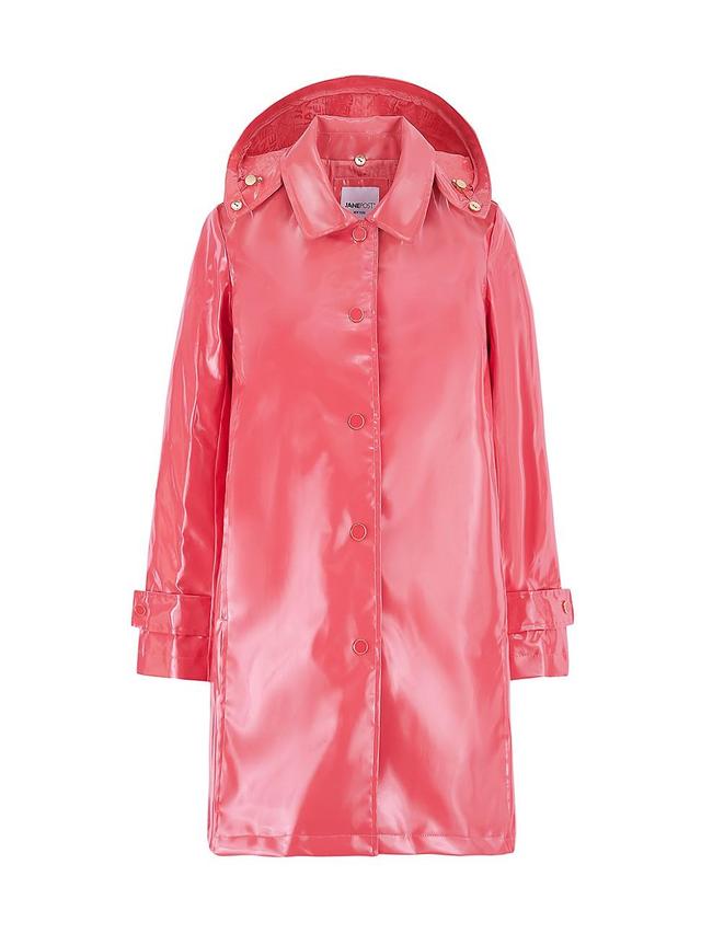 Womens Iconic Princess Hooded Rain Coat Product Image