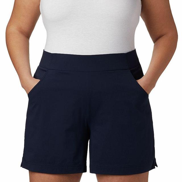 Columbia Plus Size Anytime Casual Shorts (Dark Nocturnal) Women's Shorts Product Image