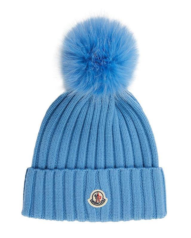 Moncler Wool Ribbed Pom-Pom Hat Product Image