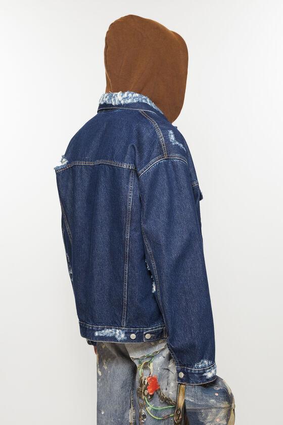 Distressed denim jacket - Relaxed fit Product Image